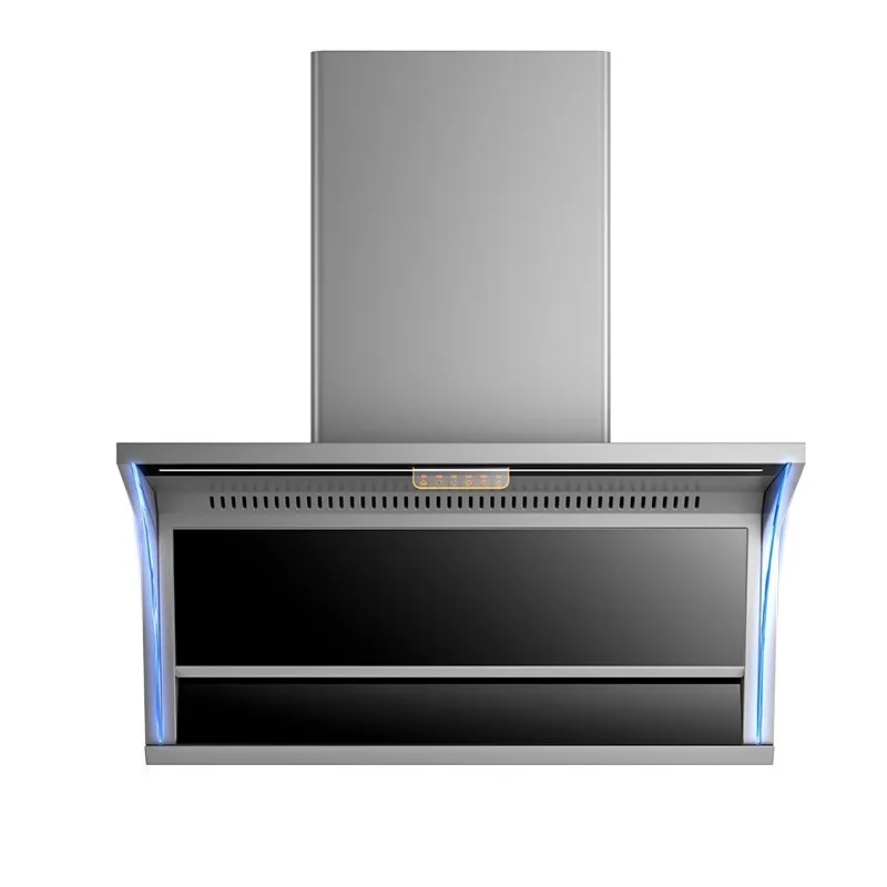 

Frequency conversion silent range hood, top side double range hood