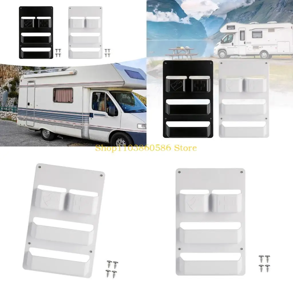 242A Multifunctional Door Organizer For Traveler Easy To Install And Remove Fits Most Vehicle Models Plastic Construction