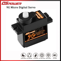 DSPOWER 9G Micro Mini Servo Motor for 450 Helicoper SCX24 RC Car Boat WLtoys K969 K989 K999 Mini Q Aircraft Airplane Accessories