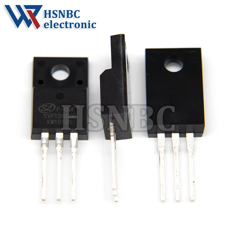 10 Pçs/lote SVF13N50F 13N50 SVF13N50 TO-220F 13A 500V N-canal Potência MOSFET Transistor 100% Novo Original