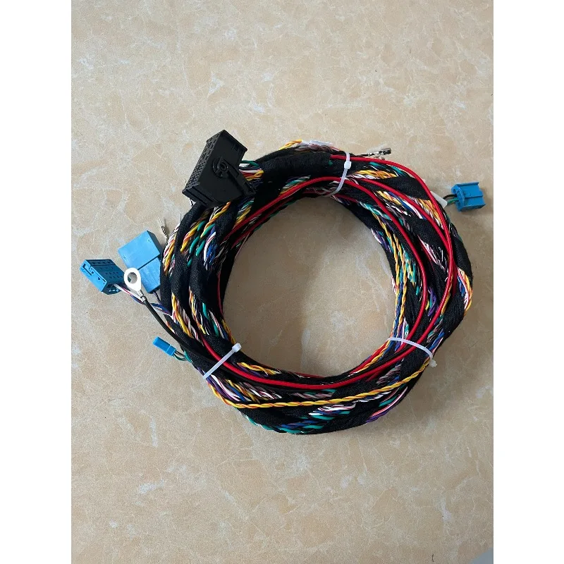 Automotive Audio Amplifier Wiring Harness Compatible with BM,Full Vehicle Hi-Fi Cable for Small Harman Style Sound System Retrof