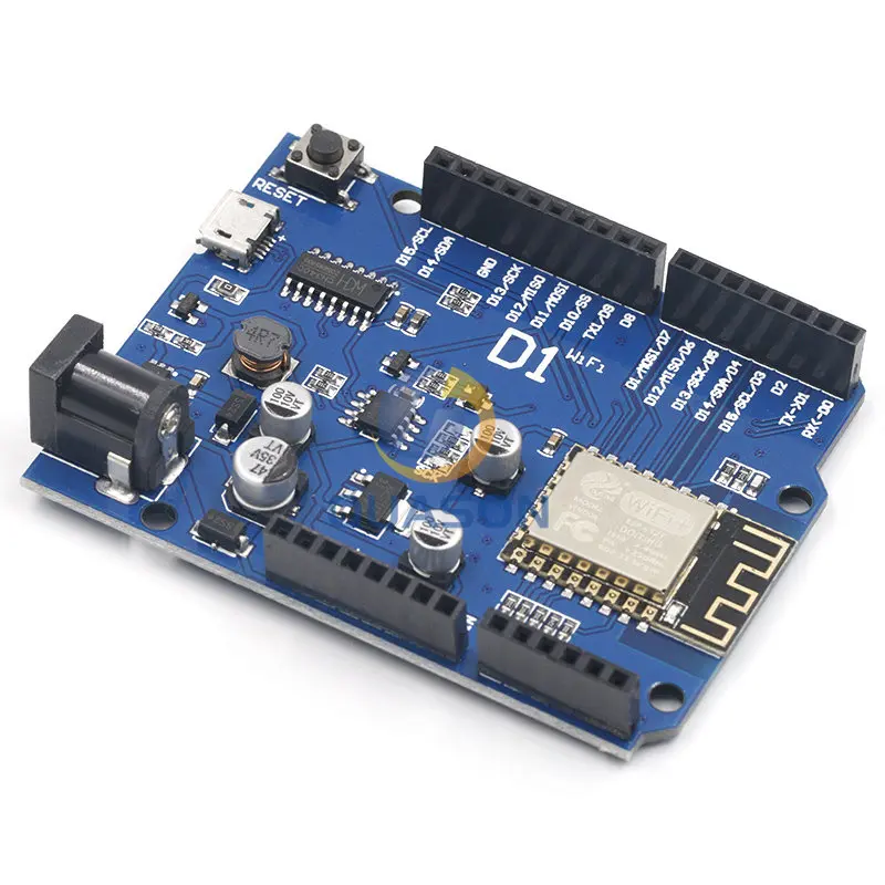 ESP-12E WeMos D1  R3 CH340 CH340G WiFi Development Board Based ESP8266 Shield Smart Electronic PCB For Arduino Compatible IDE