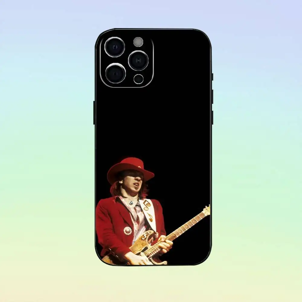 Guitar Singer M-Mark Knopfler Phone Case For iPhone 17,16,15,14,13,12,11 ,Soft Silicone Black Cover