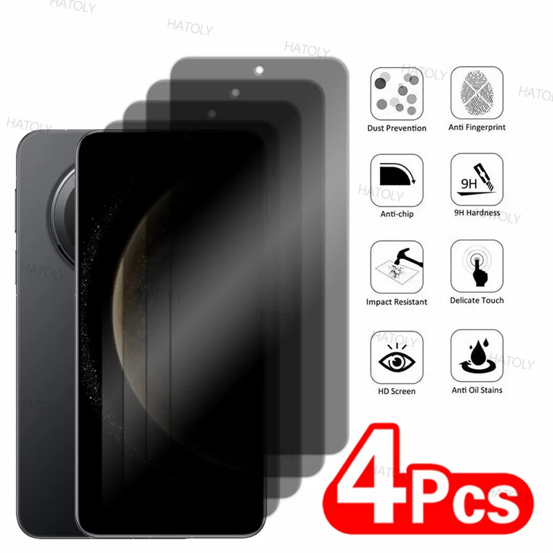 2/4PCS Anti-Spy Screen Protector For Huawei Mate 70 Privacy Tempered Glass Huawei Mate 70 Privacy Phone Glass For Huawei Mate 70