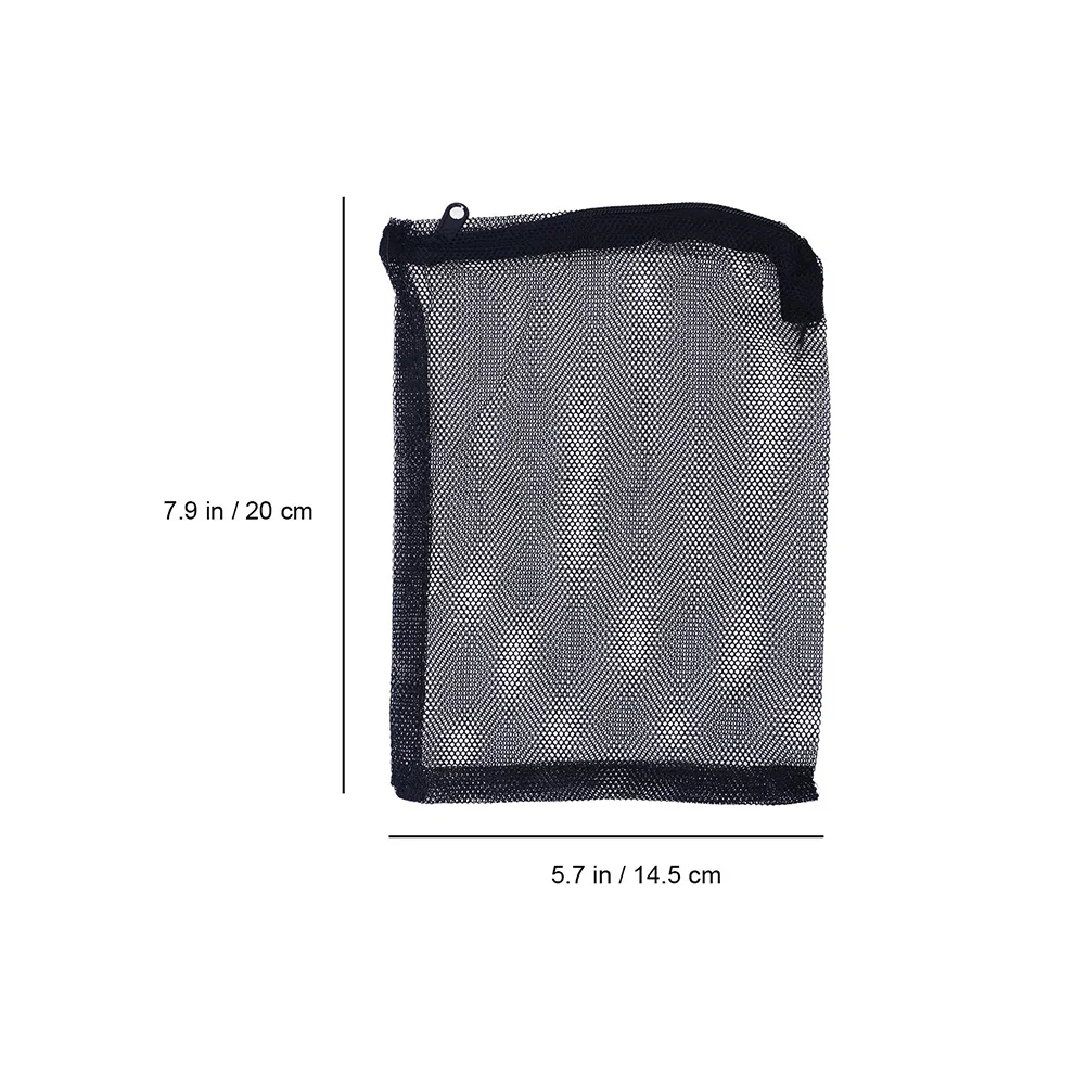 14 Pcs Strainer Fish Tank Filter Bag Zipper for Aquarium Filtering Mesh 2000X1500X030CM Nylon