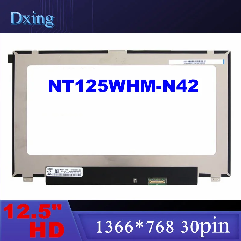 

12.5"LED LCD Screen 30pins Display Panel M125NWR1 NT125WHM-N42 B125XTN01.0 HD For Dell Latitude 5280 5288 5290 7280 7290