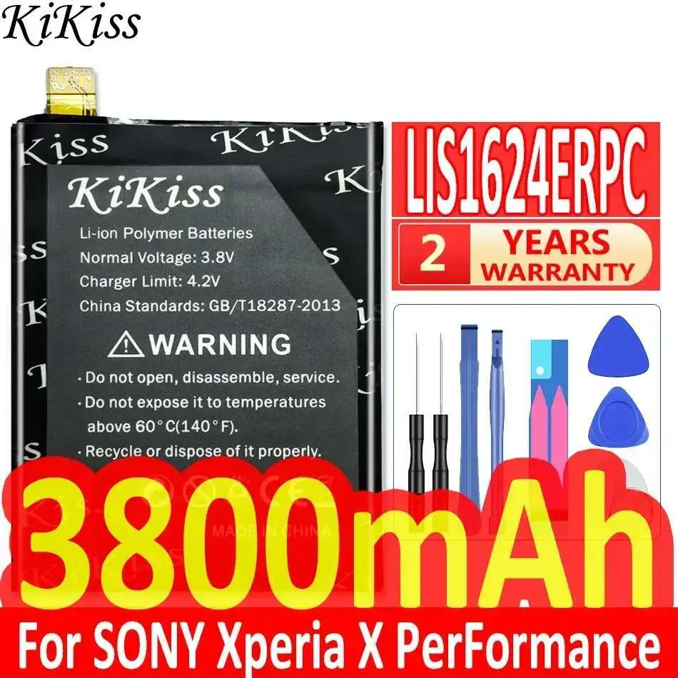 

LIS1624ERPC 3800 мАч аккумулятор мобильного телефона хорошая низкотемпературная работа для Sony Xperia X F8132