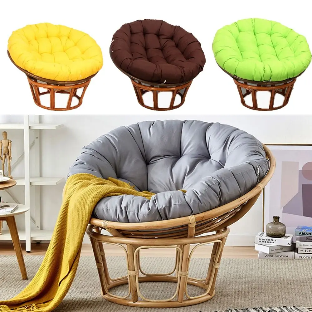 Hammock Swing Home Chair Mat Outdoor Supply Thickened Round Pouf Cushion Floor Cushions 40/60/80cm Rocking Chair Seat Mat Tatami