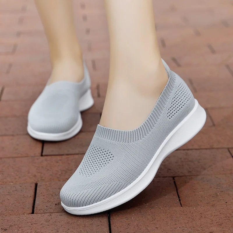 

Spring Autumn Women Vulcanized Sneakers Ladies Breathable Slip-On Shoes for Female Casual Sport Platform Shoes Zapatos De Mujer