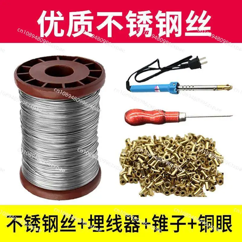 No. 24 stainless steel wire bee utensils beehive base soft wire beekeeping tools handmade fine wire 200 meters