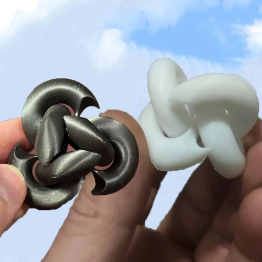 Cubo pieghevole infinito rilassante, leggero, rotante, cubo pieghevole illimitato, rotazione sensoriale 3D, giocattoli agitati