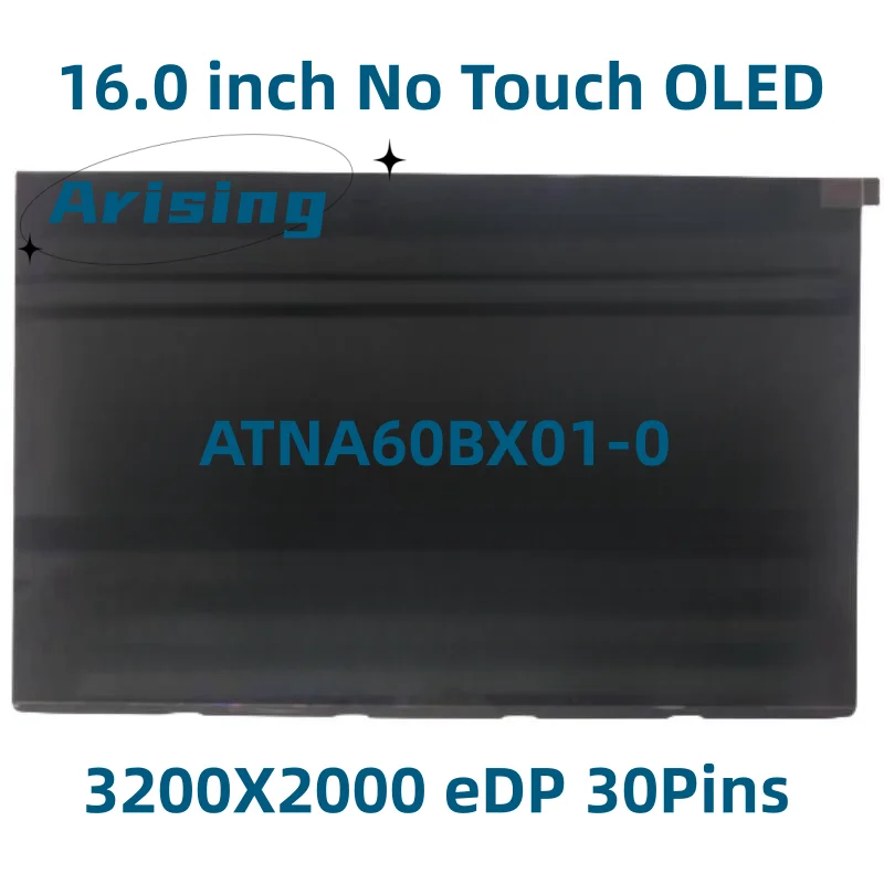 Painel de exposição da substituição, nenhum toque, OLED 3200X2000, ATNA60BX01-0, P, N:18200-16000600-ES, ATNA60BX01-0, 16.0 dentro