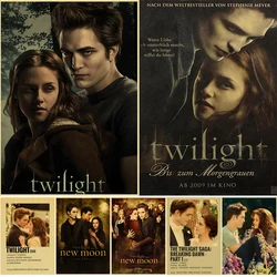 Movie Twilight Poster Edward Bella Retro Kraft Paper Prints Picture DIY Film Vintage Room Home Bar Cafe Art Wall Decor Painting