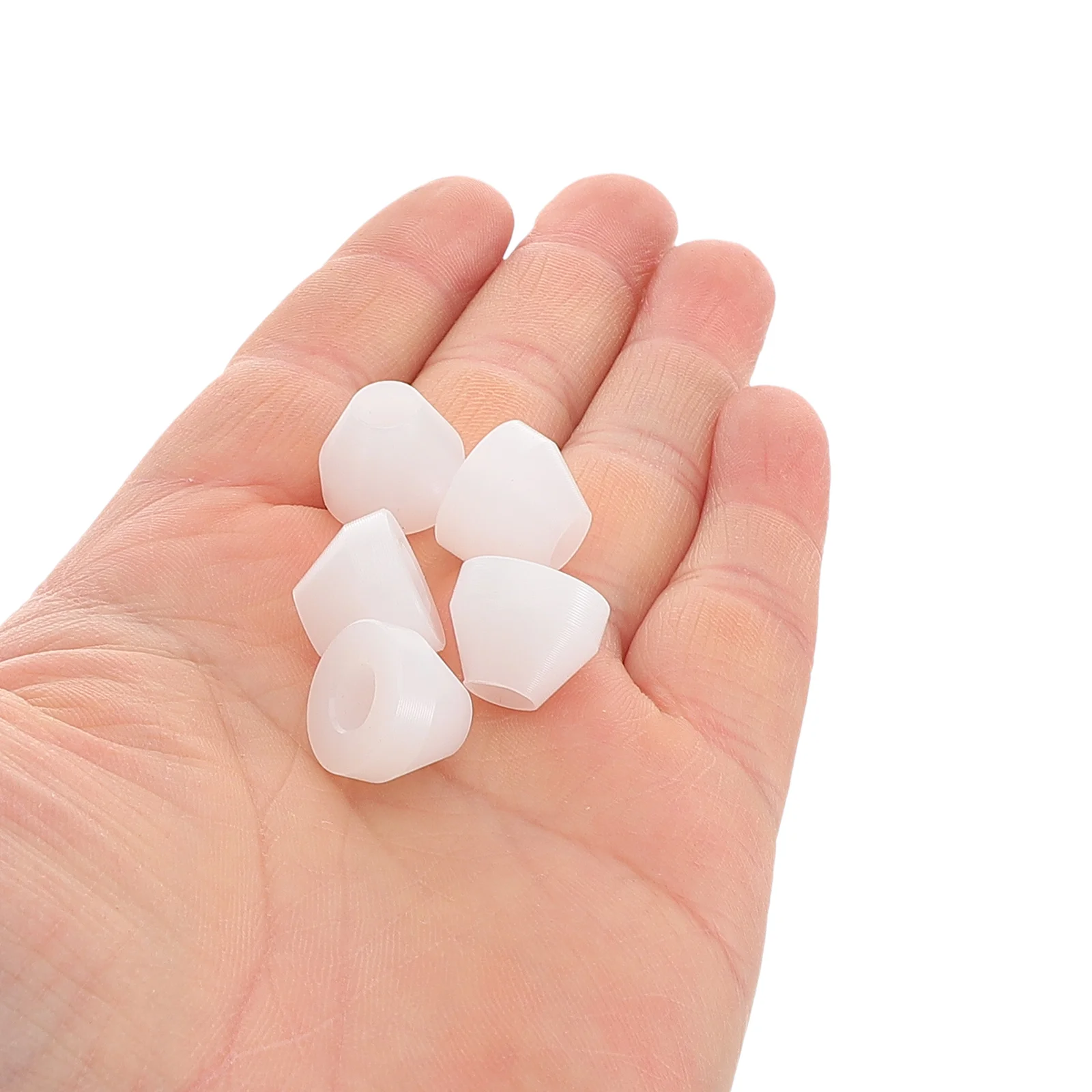 

20Pcs Pen Bushings White Non-Stick Pe Material Insulating Bushings Pen Turning Supplies Wear-Resistant Convenient