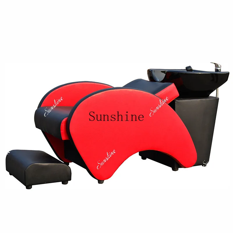 Shampoo bed barber shop hair salon special beauty hair treatment half lying down simple and fashionable TF
