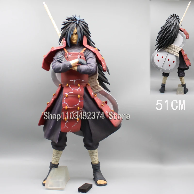 51cm GK Madara Susanoo Figure Anime Naruto Shippuden Figura Uchiha Madara Action Figure PVC Doll Collectible Model Ornament Toy