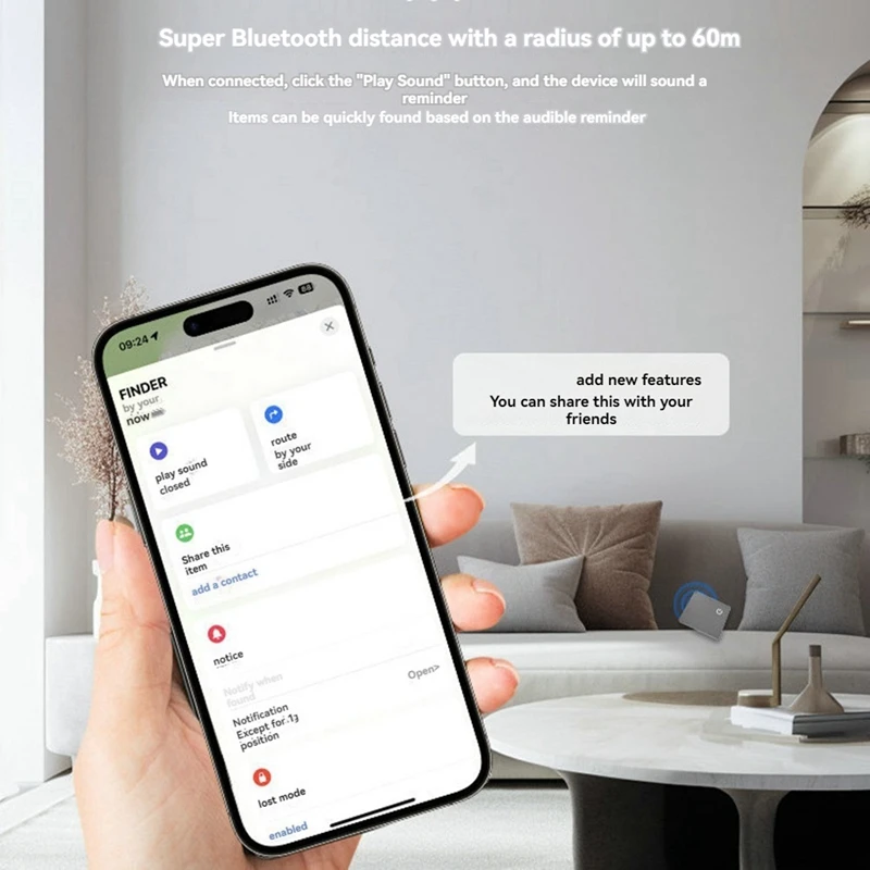 For Magicard Mini Wallet Tracker Card IP68 Tracking Location GPS Locator Smart Tag Item Tracker For Find My APP