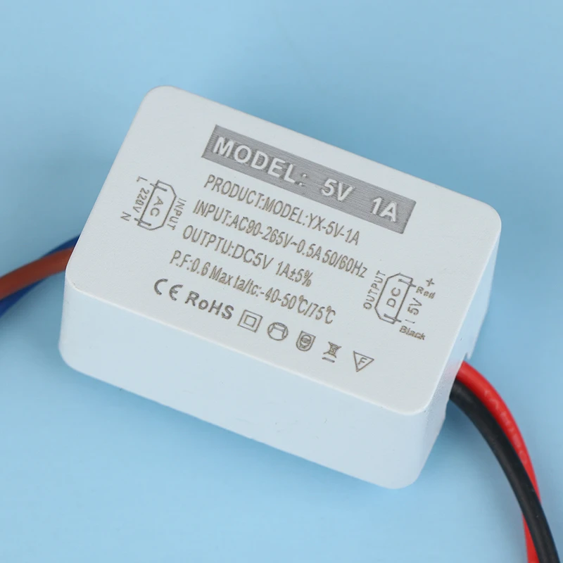 5W 10W LED Power Supply DC 5V Transformer Switch Small Driver Output Current 1A 2A Adapter For CCTV AC110V-220V Led Driver