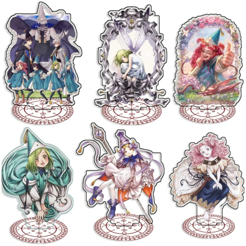 Standing Sign for Witch Hat Atelier Qifrey Coco Agott Acrylic SelfMade Cute Anime Game Desktop Decoration Toy Fans Gifts 15cm