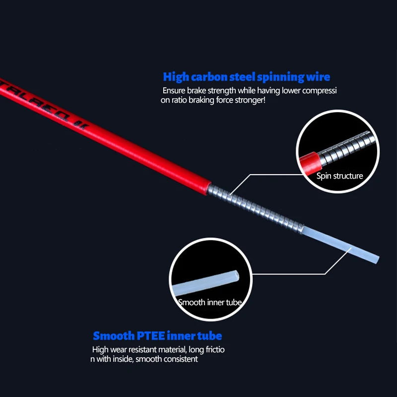 1/2PCS Mountain/Road/Folding Universal Brake Cable Set MTB Bike Shifting Line Pipe Set Brake Inner Cable With