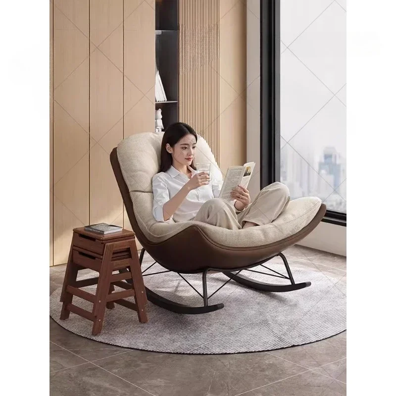 

Rocking Chair Reclining Chair Adult Sleeping Living Room Balcony Egg Shell Chair