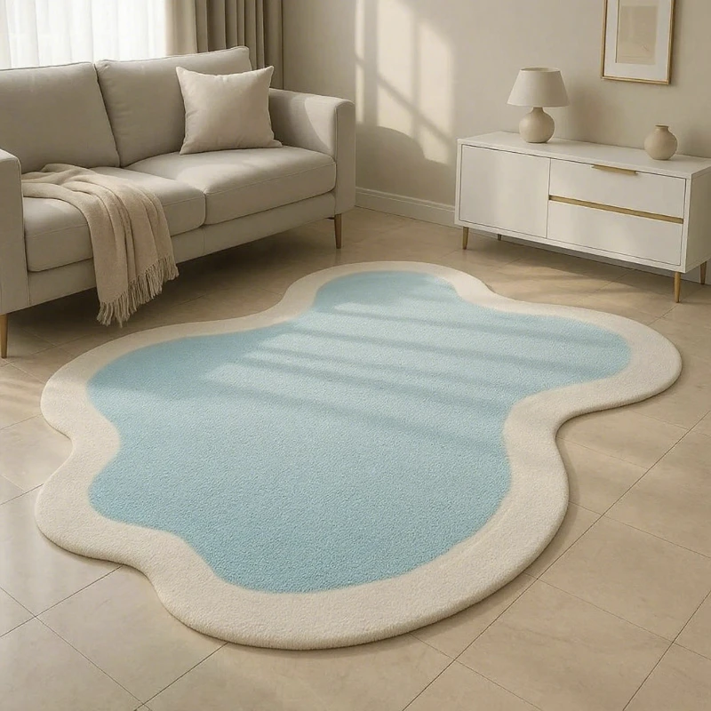 Irregular Shapes Bedroom Decor - Baby Nursery Rug 评论和价格