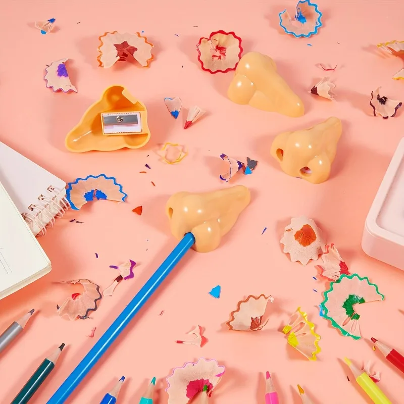 10 divertenti temperamatite a forma di naso per bambini, materiale scolastico perfetto, regali gag e bomboniere di compleanno per ragazzi e ragazze