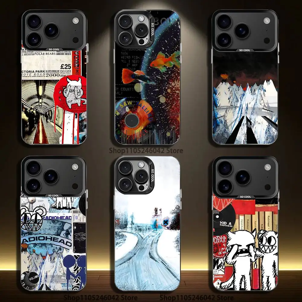 

R-Radiohead Rock Band For Black Candy Matte Cover iPhone 17,16,15,14,13,12,11,Mini,Pro,E,SE4,XS,MAX