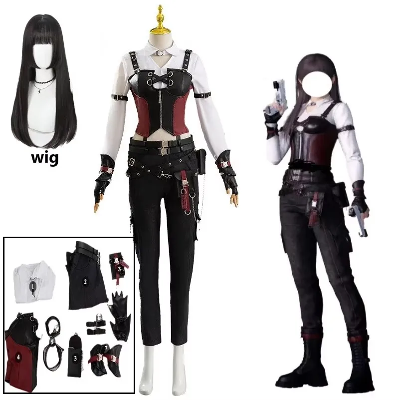 

Game Love and Deepspace Heroine Zayne Xavier Rafayel Cosplay Costume wig Full Set Outfits Miss Hunter Cosplay Costumes Hallowmas