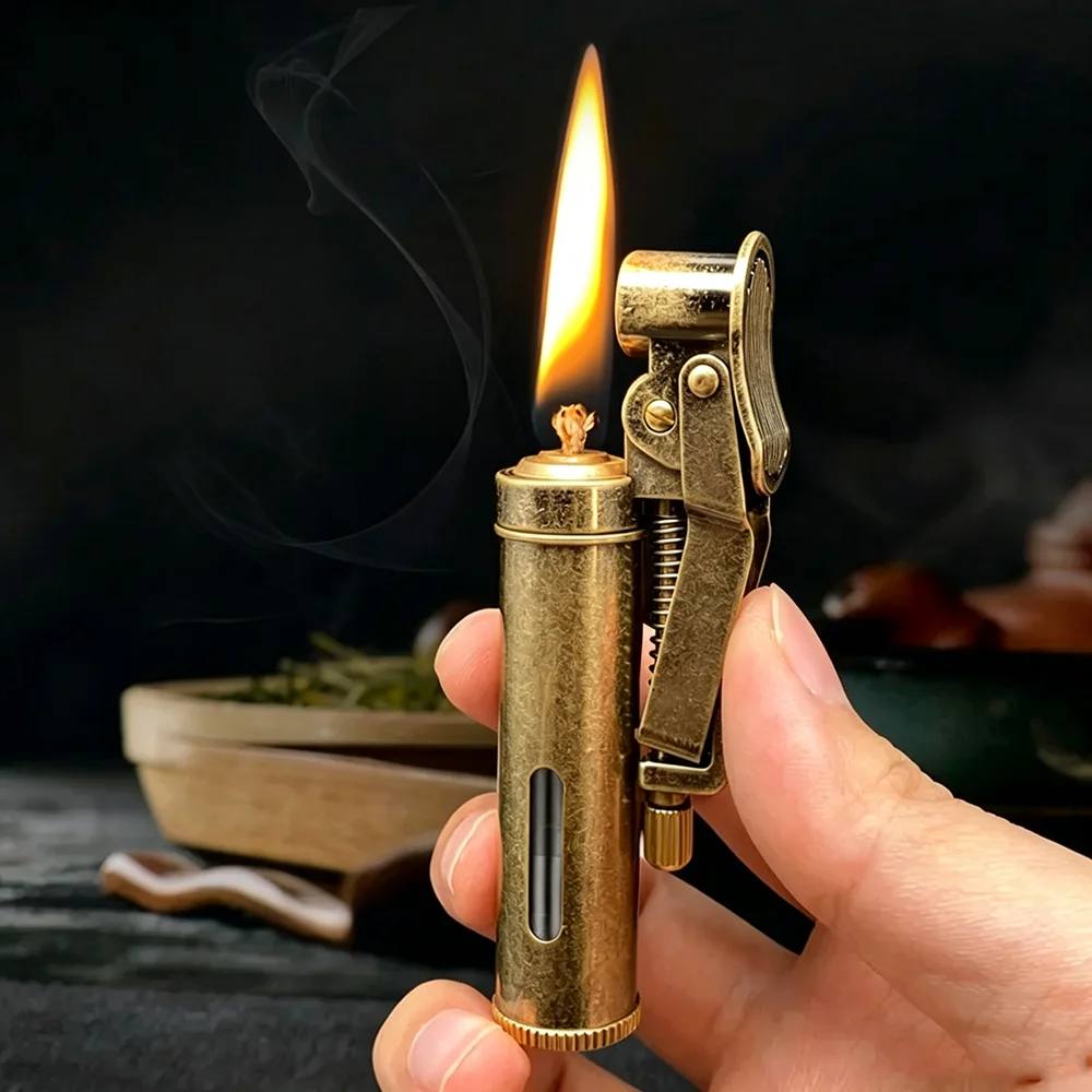 Vintage Collectible Lighters - Accendino a Olio Vintage in Ottone