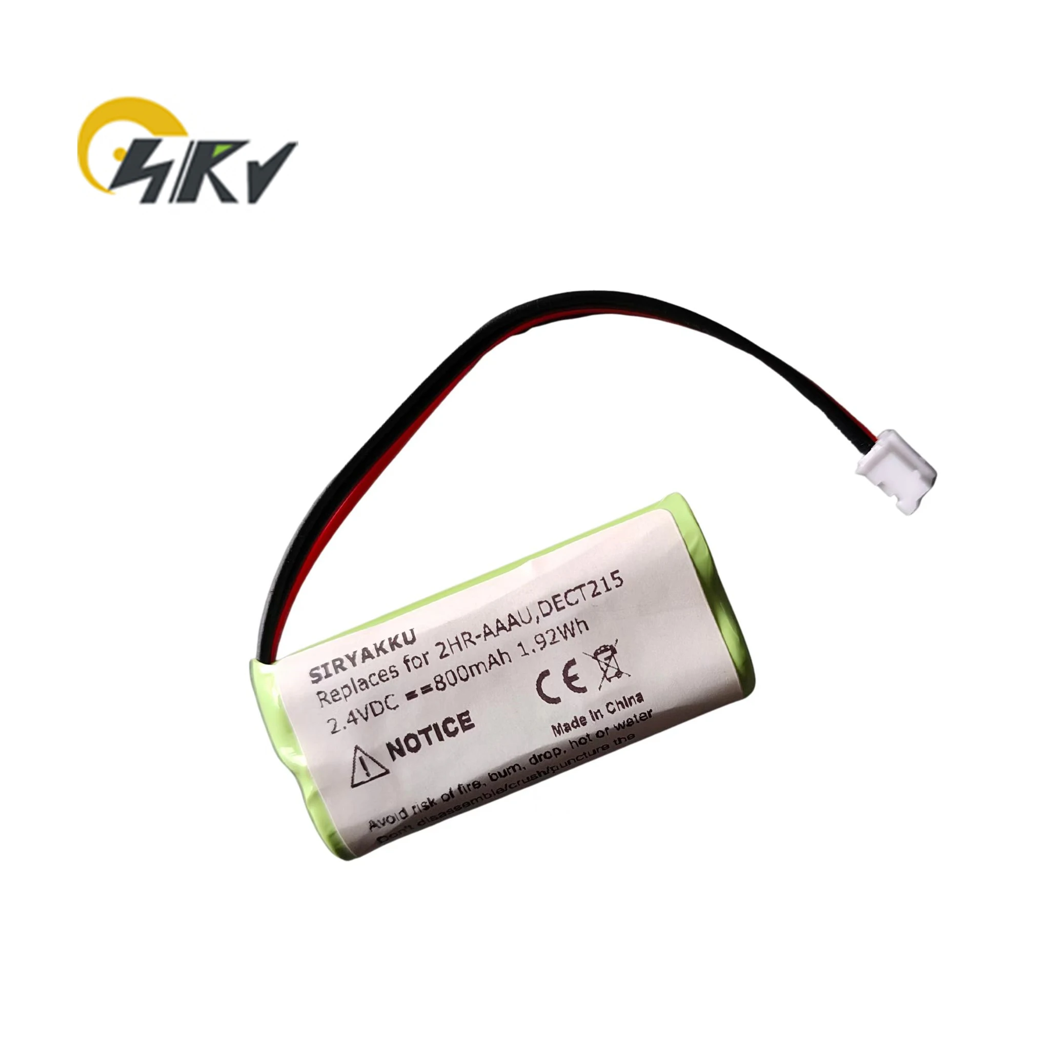 DECT 2151 H - AAA600X2 Замена никель - водородной батареи 2,4 В для Philips DECT 2150 DECT 215 Duo DECT 216 DECT 2153 Kala 300 2HR - AAAU