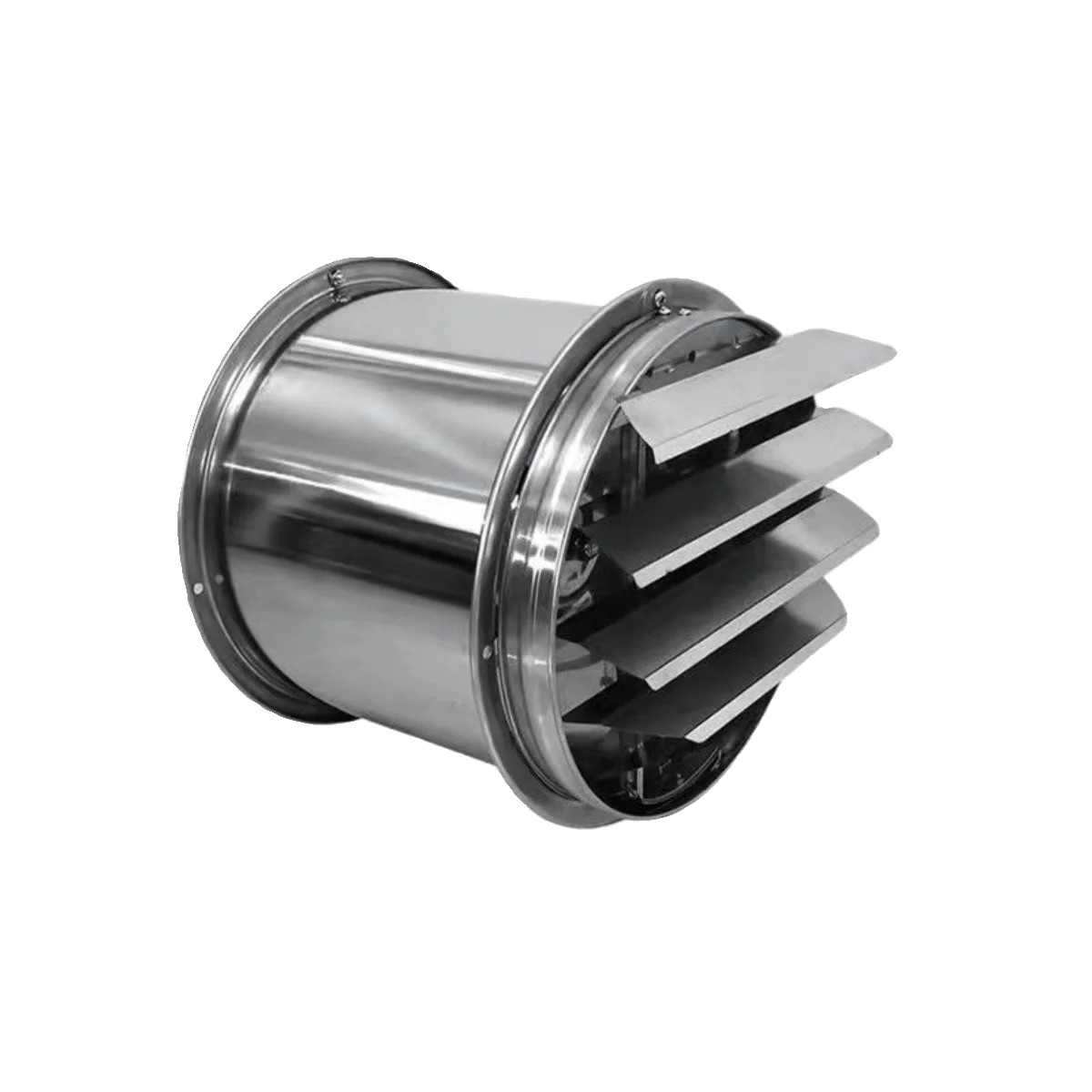 304 stainless steel high-speed axial flow fan, strong ventilation fan, household shutter ventilation fan