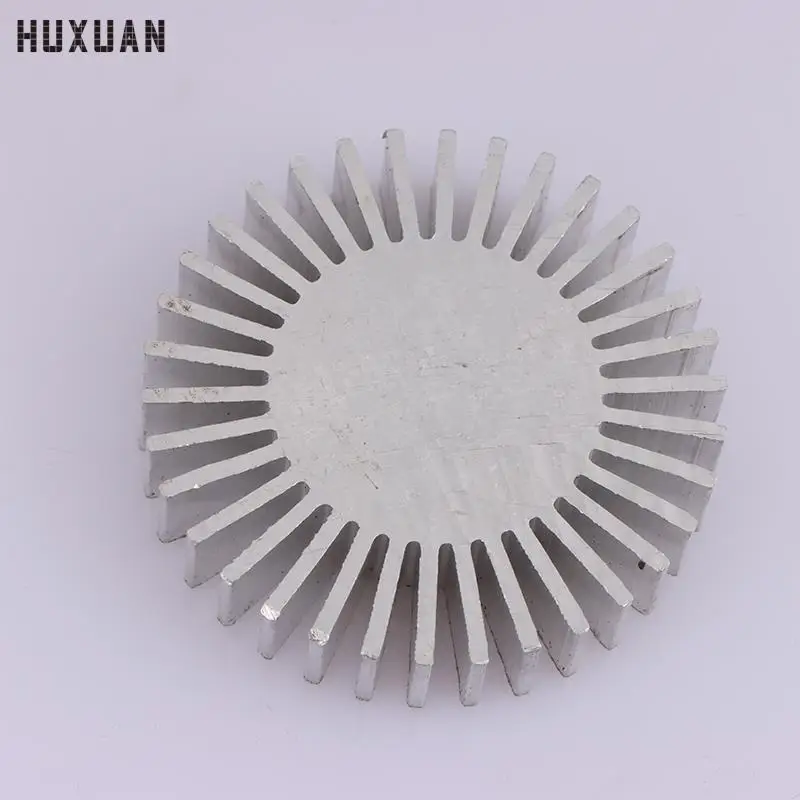 COB Radiator Diameter 50mm 3~7W High Power Led Heatsink Sunflower Solid Radiator Round Alloy Aluminum