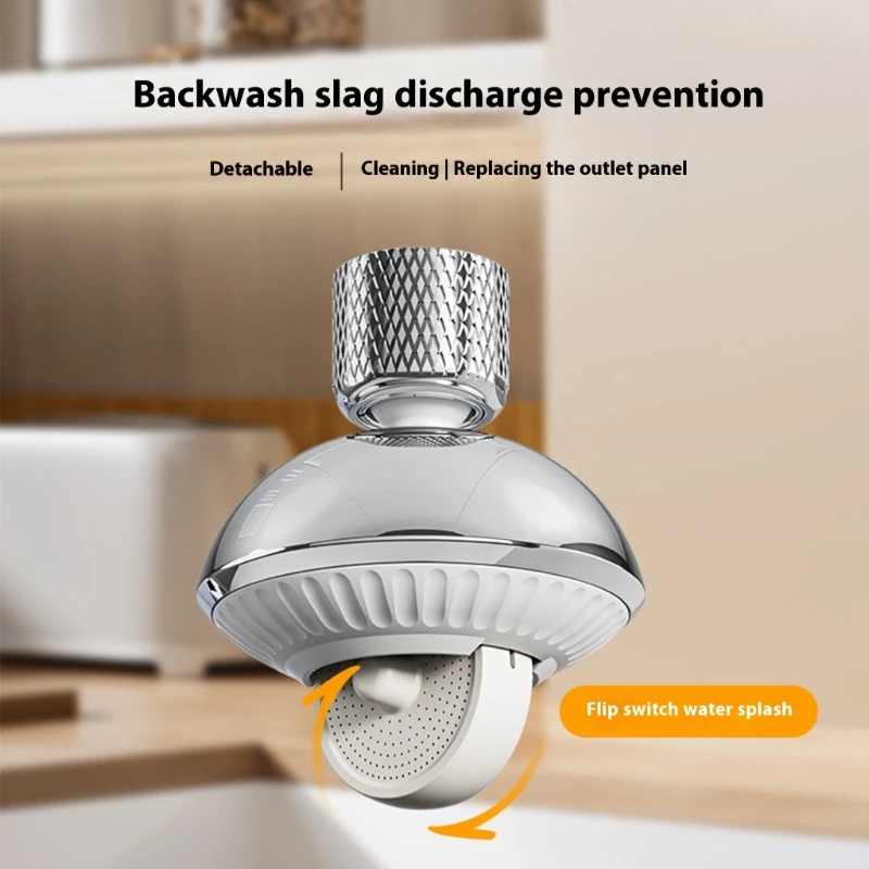 

Universal ABS Faucet Aerator Pressure Water Flows Splatters Simple Nozzle Not Clogging Aerators for Bathroom Kitchen