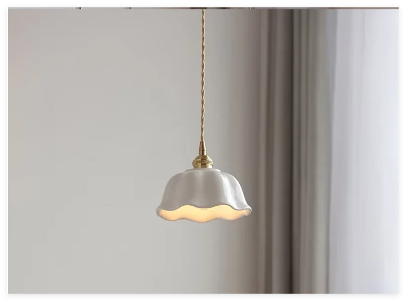

A white wire used for hanging chandeliers