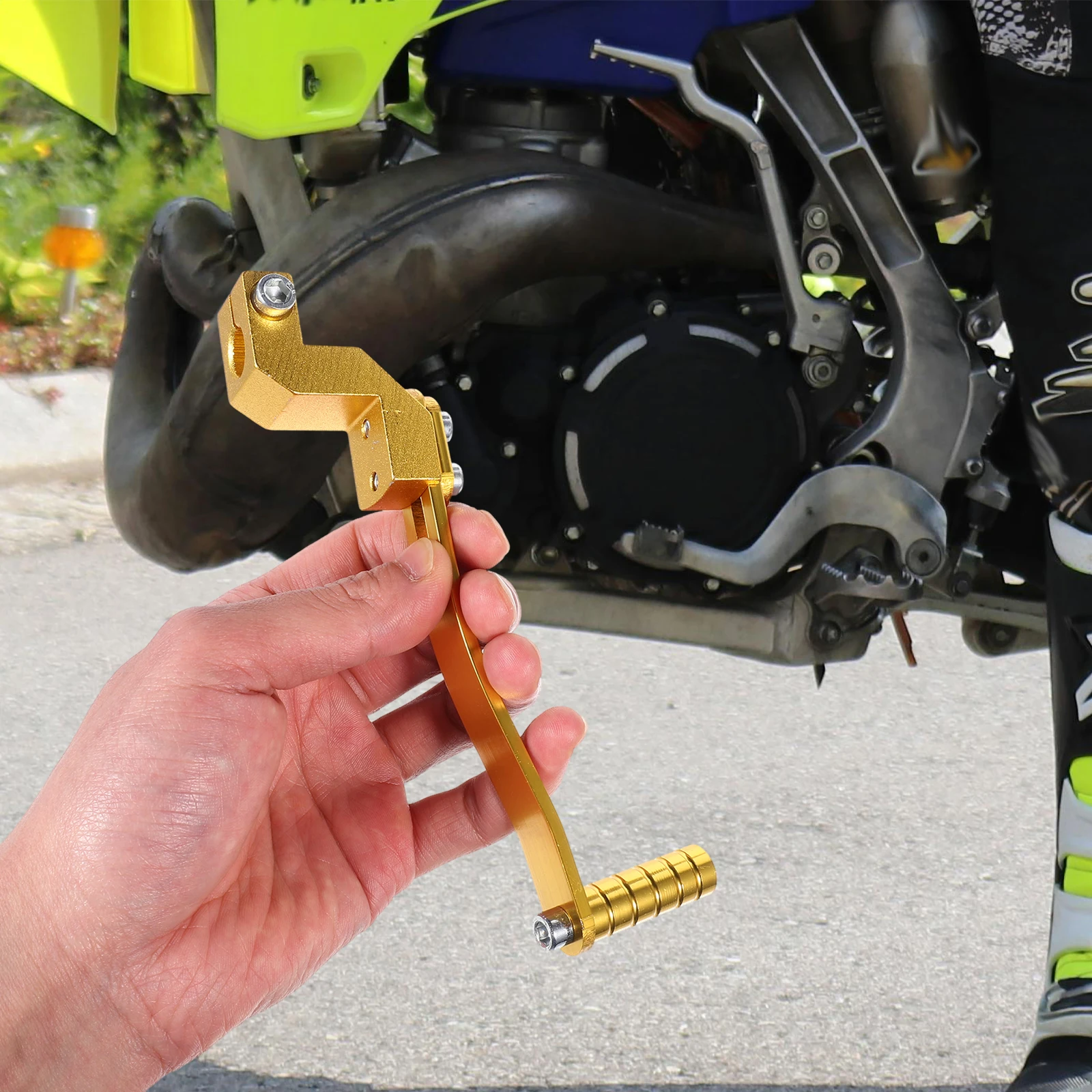 

Aluminum Alloy Motorcycle Gear Shift Lever Shifter Pedal Universal Fit Durable Gears Change Lever For Dirt Bike Accessories