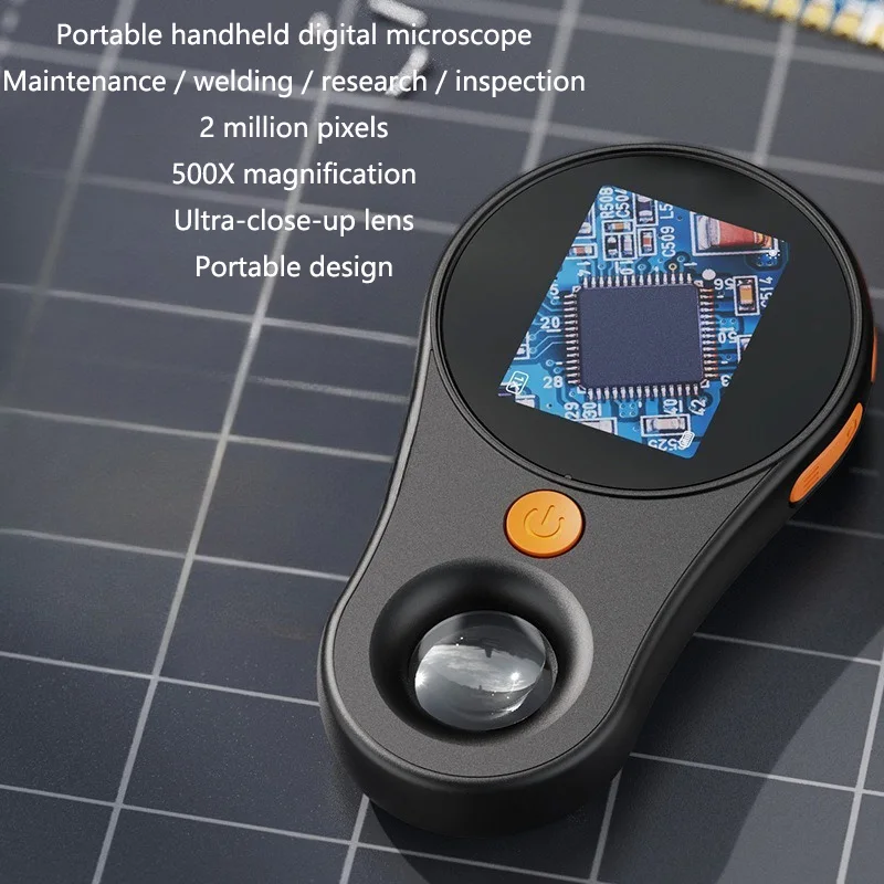 High-definition Portable Handheld Digital Microscope Educational Electronic Repair Tools Jewelry Magnifying Glass