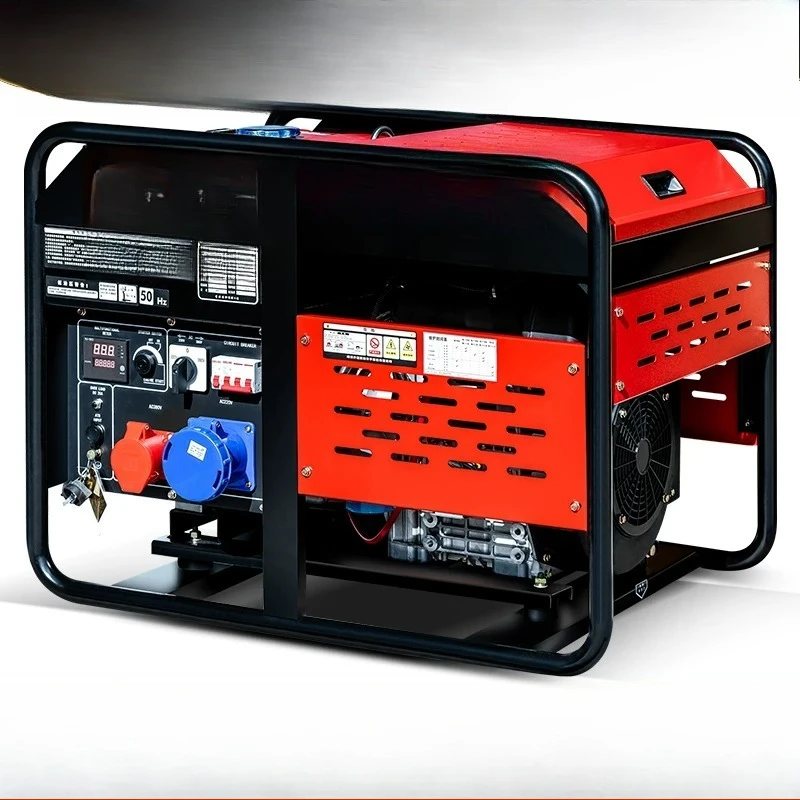10KW diesel generator set 12/15KW silent air-cooled single three-phase 220v380V