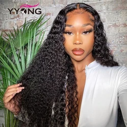 34 Inch 13x4 Hd Transparent Water Wave Lace Front Wig 4x4 Lace Closure Wig Wet And Wavy Curly Human Hair 13x6 Lace Frontal Wigs