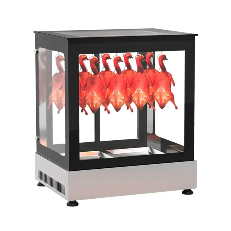 Electric Stainless Steel Thermal Insulation Display Cabinet for Hotel Restaurant Roast Duck Food Warmer Showcase Heating