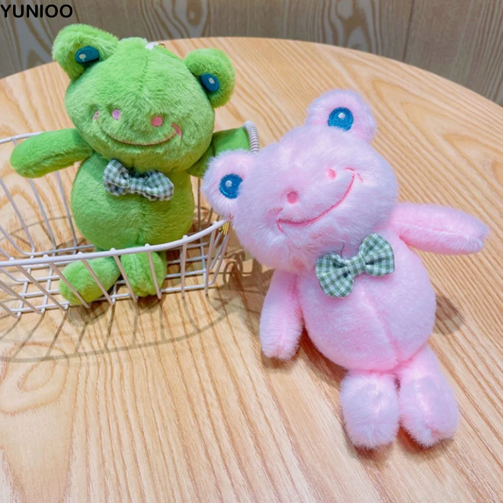 

Lovely Soft Frog Plush Keychain Cartoon Plush Funny Frog Pendant Stuffed Toys Frog Doll Keychain Backpack Decor