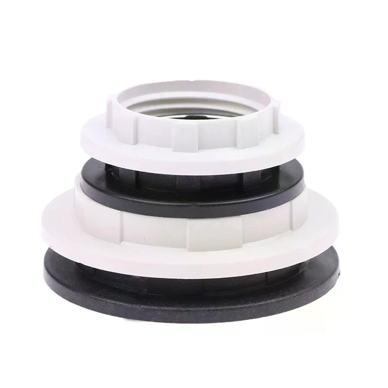 5 قطعة E14 / E27 عاكس الضوء طوق خواتم الخيوط الشمعدانات قاعدة التجنيب قفل ضوء ظلال المقبس تقليل حلقة لمبة حامل #3