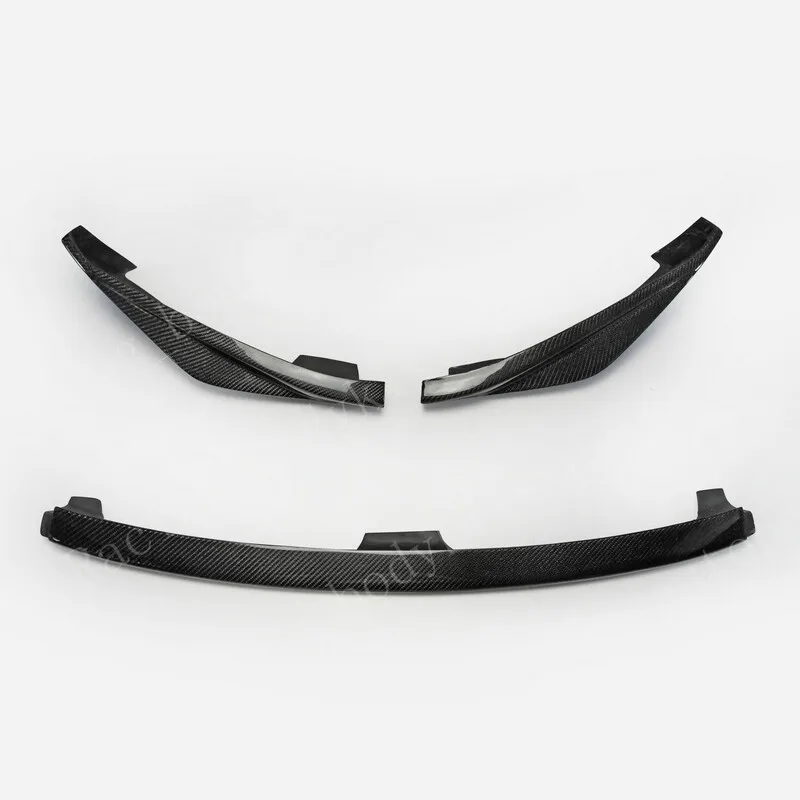 For Nissan 09-12 370Z Z34 Zenki JDM Front Bumper Lip Diffuser 3Pcs Carbon Fiber car BodyKits - view 2