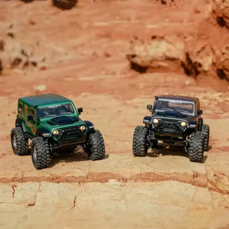 하비 플러스 HB 1/18 크라토스 V2 고성능 외부 로터 시뮬레이션 원격 제어 전기 등반 오프로드 차량 모델