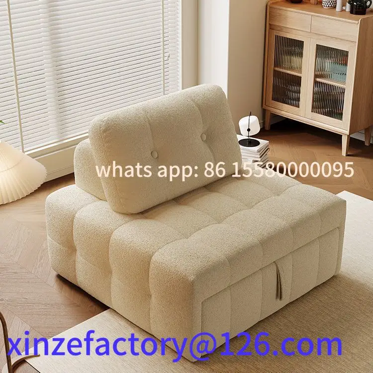

Customizable Folding sofa bed multi-functional small apartment living room integrated dual-purpose 2025 new single and double pu