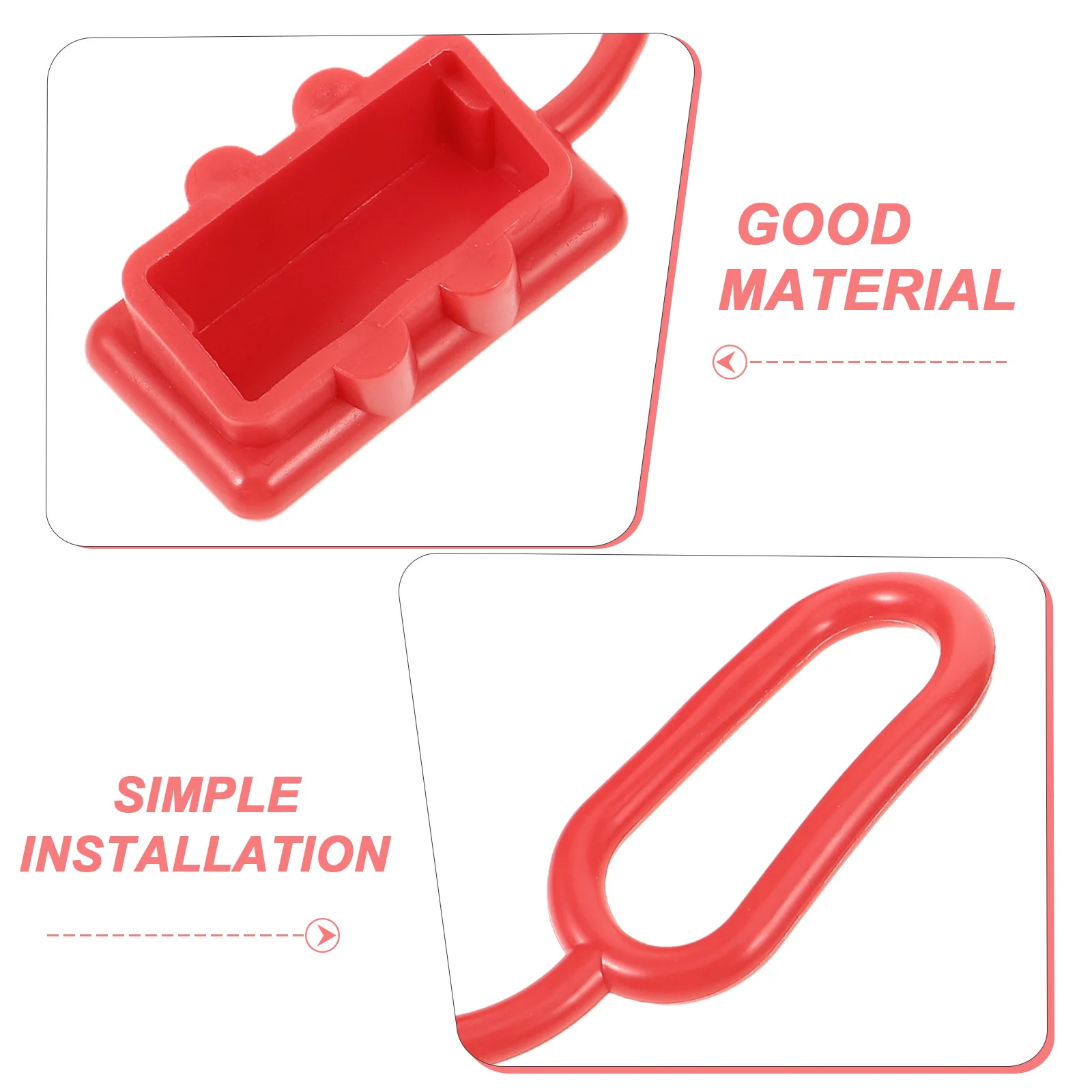 2 stks DC Power Connector Stofkappen Voor Snelle Connectors Beschermende Covers Waterdichte Afdichting Covers Voor Power Connectors