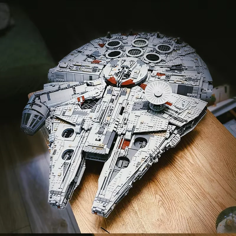 New 7541Pcs The Large Millennium Ship Falcon 75192 Assemble Home Decoration Model Toys For Kids Adults Birthday Christmas Gifts