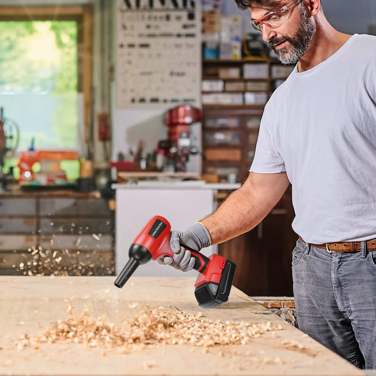 مروحة توربو صغيرة بدون فرش 130000 منفاخ هواء بسرعة ستبليس دورة في الدقيقة منفاخ توربو عنيف لبطارية ميلووكي 18 فولت (بدون بطارية)