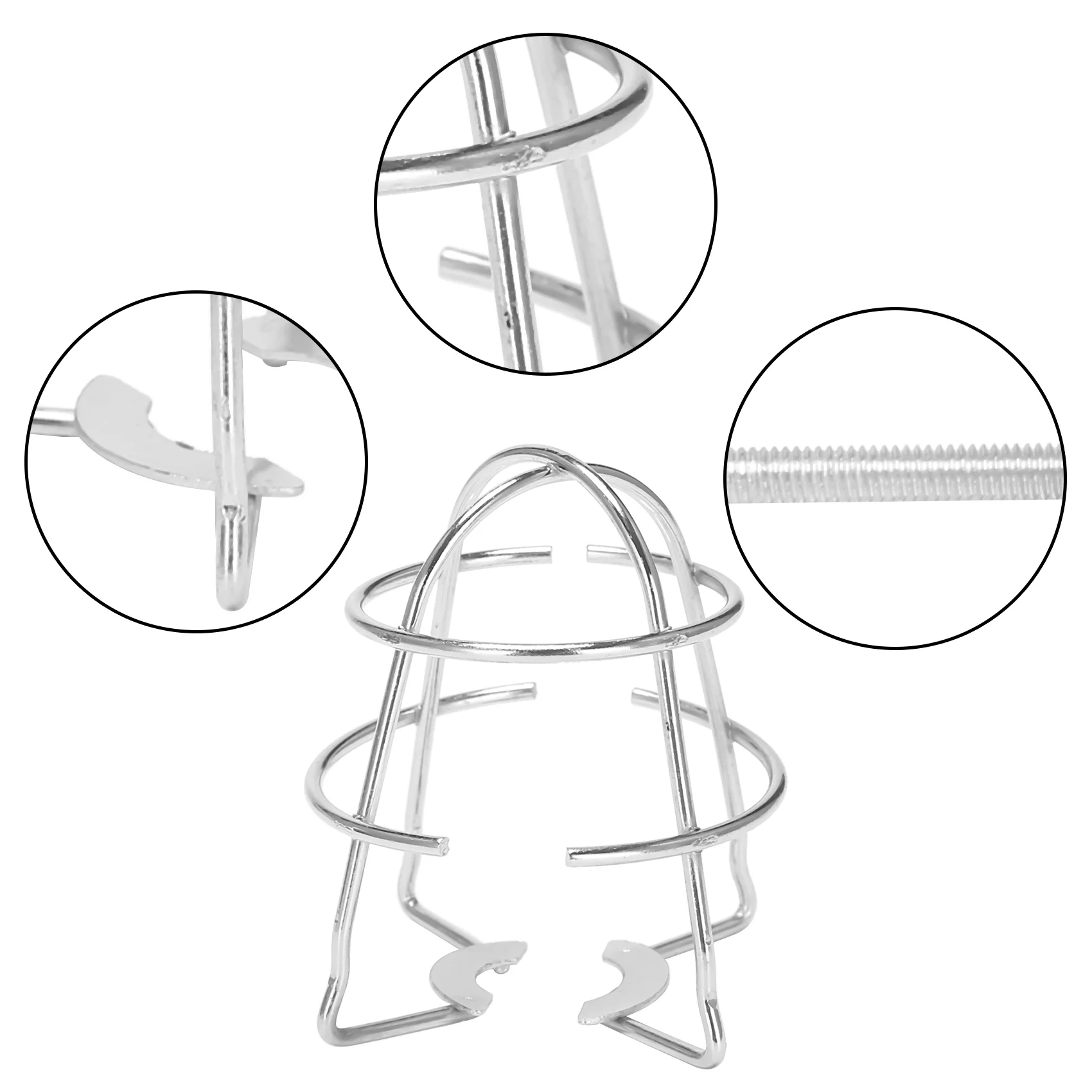 Fire Sprinkler Headguard,Fire Sprinkler Head Protection Frame Recessed Heavy Duty Chrome Plated Sprinkler Headcage-A54R