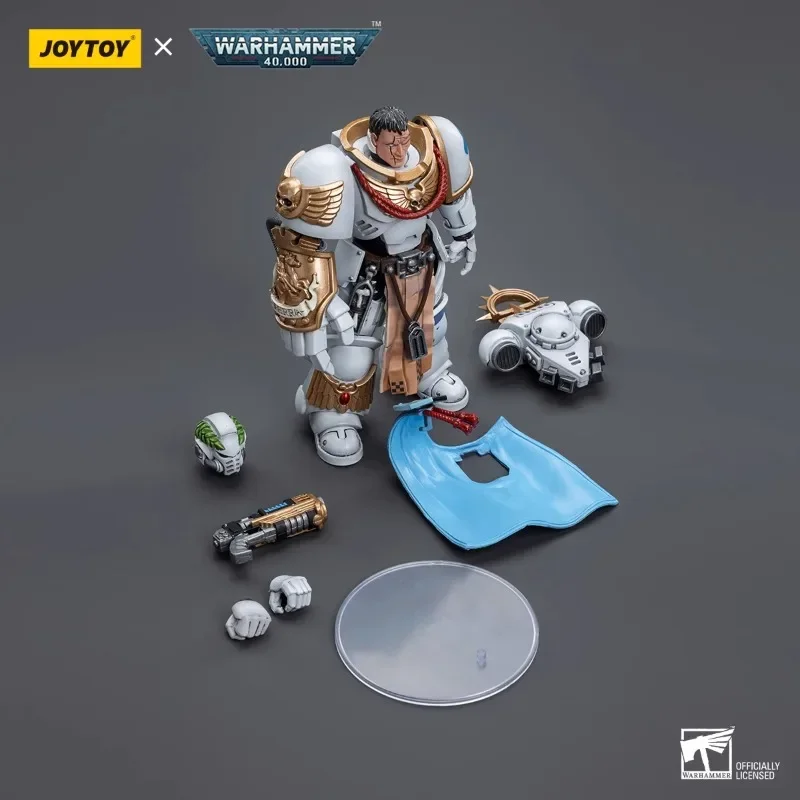 Echte JOYTOY Warhammer 40k 1/18 Anime Actionfiguren Space Marines White Consuls Captain Messinius Intercessors Modellspielzeug